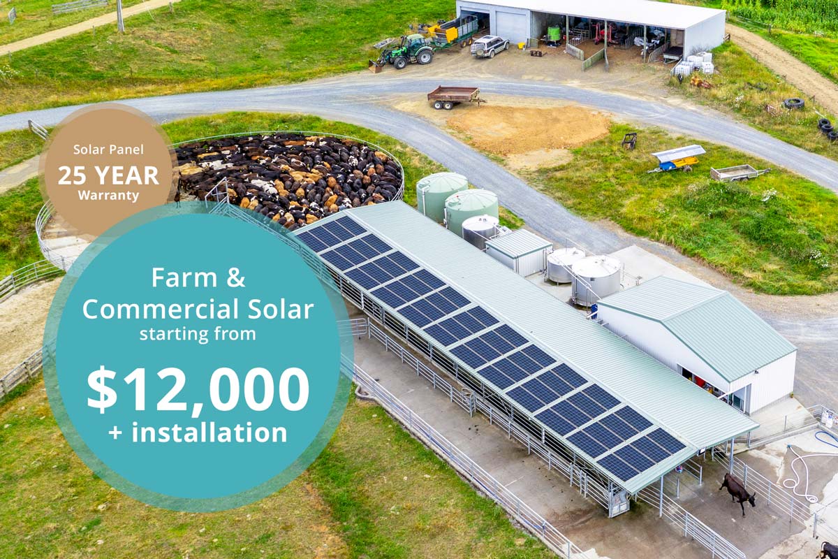 farm solar panel system